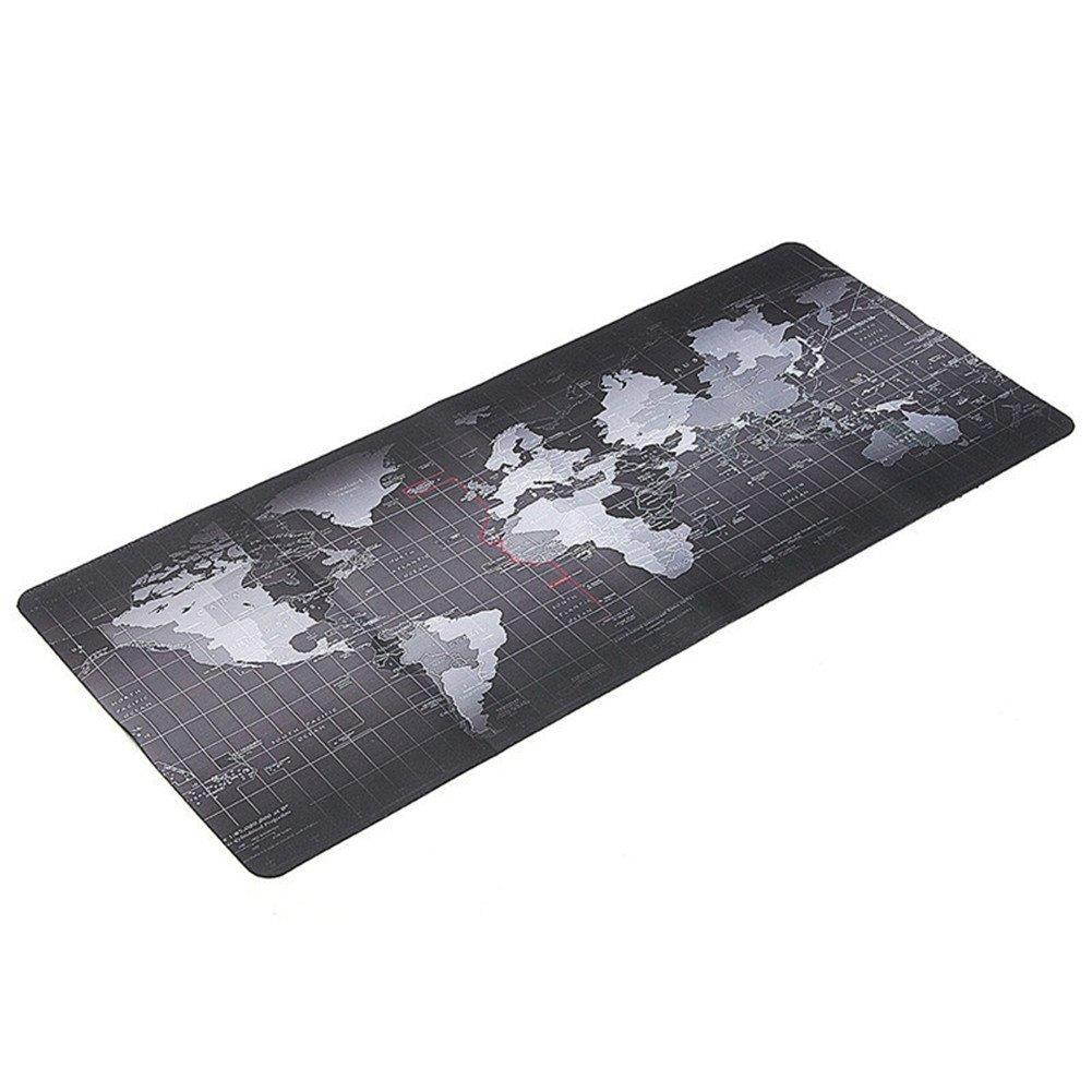 GS Large Size Mouse Pad 900x400x2mm World Map Speed Game Keyboard Mouse Pad Mat Non-slip Laptop Gaming Mousepad Table Mat