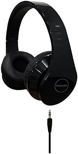 VisionTek Products Stereo Headphones, Black (900937)