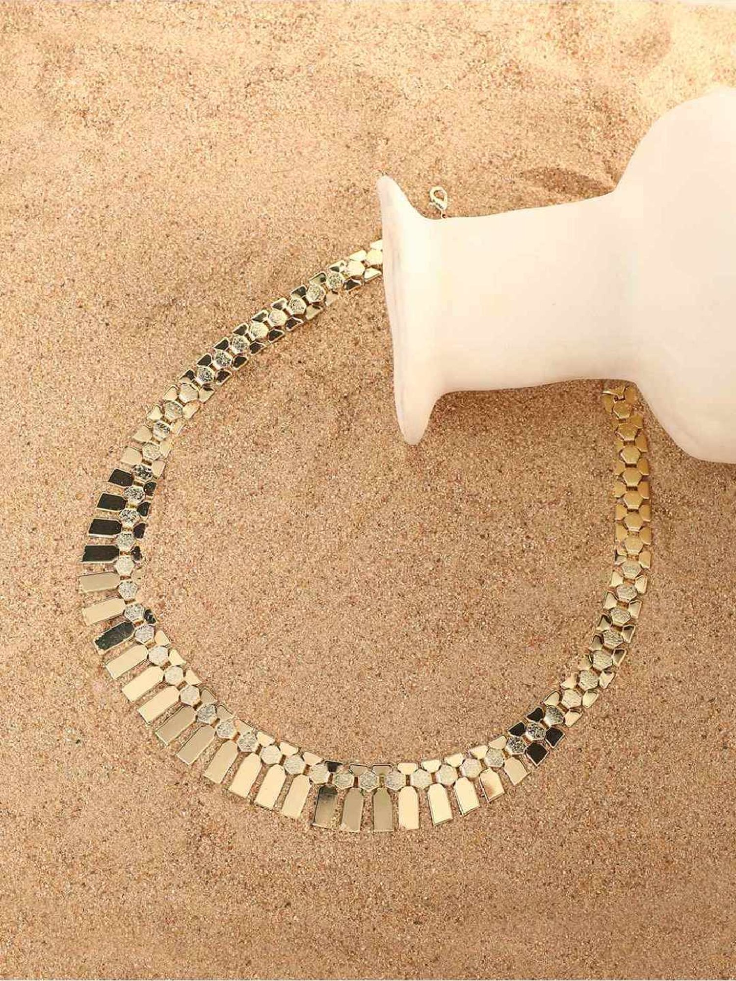 Sohi gold plated designer casual necklace for women