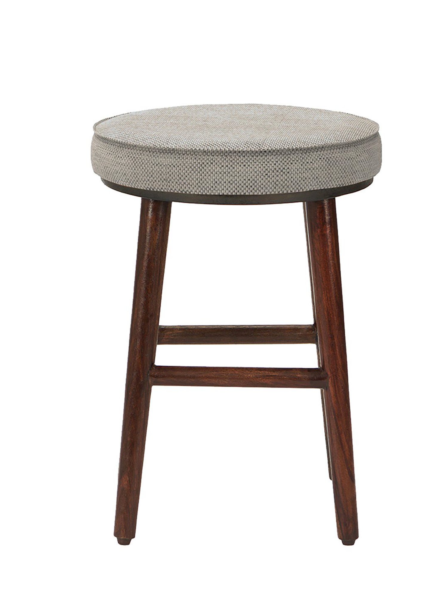 Chumbak English Bangalore Solid Grey Wood Cafe Stool