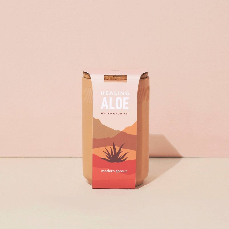 Modern Sprout Terracotta Grow Kit - Aloe