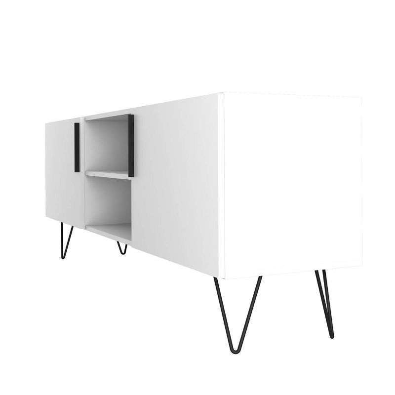 Nolita TV Stand for TVs up to 60" White - Manhattan Comfort