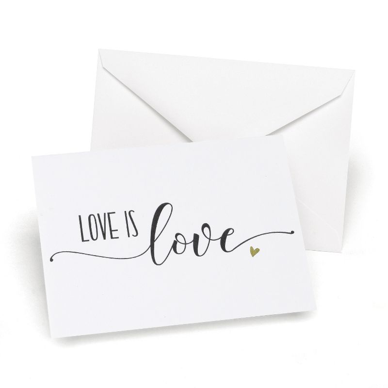 Hortense B. Hetwitt 50ct 'Love is Love' Cards White