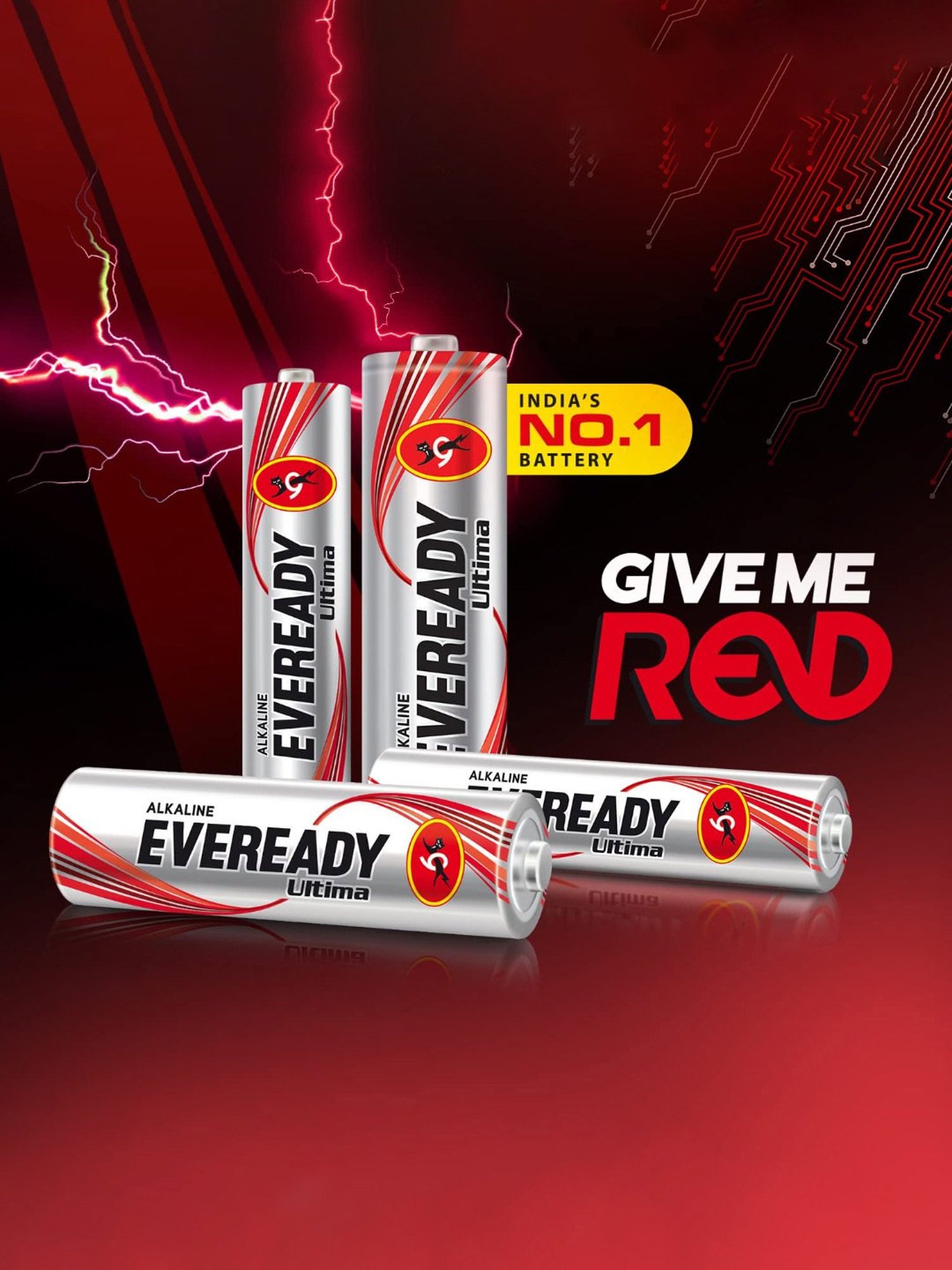 Eveready Ultima AA 2115 Alkaline Battery (Pack of 8)