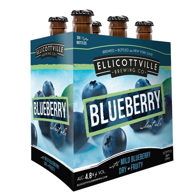 Ellicottville Blueberry Wheat Ale Beer - 6pk/12 fl oz Bottles