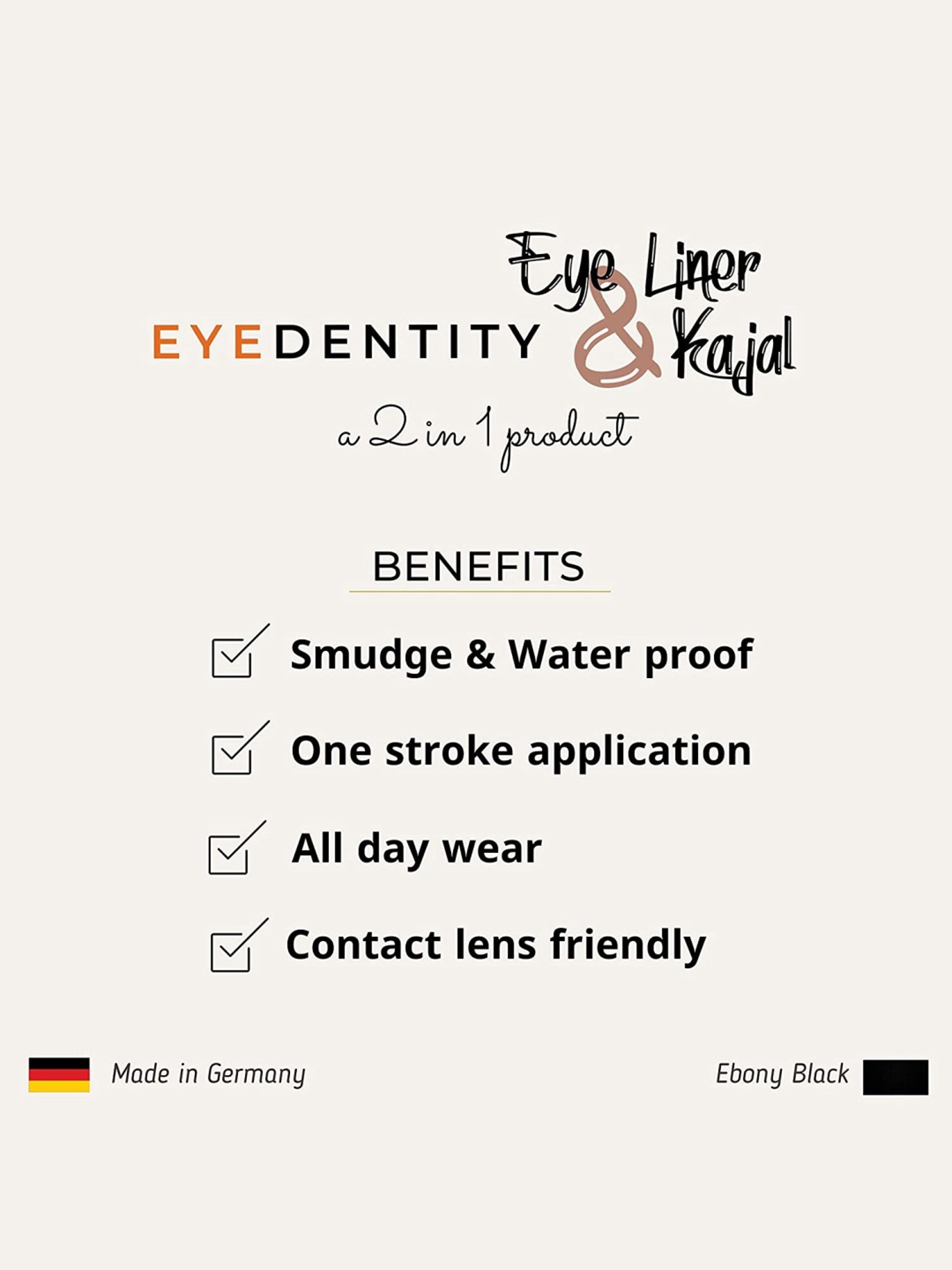 Iris Cosmetics The Ultimate Duo Kohl Pencil & Eyeliner Combo