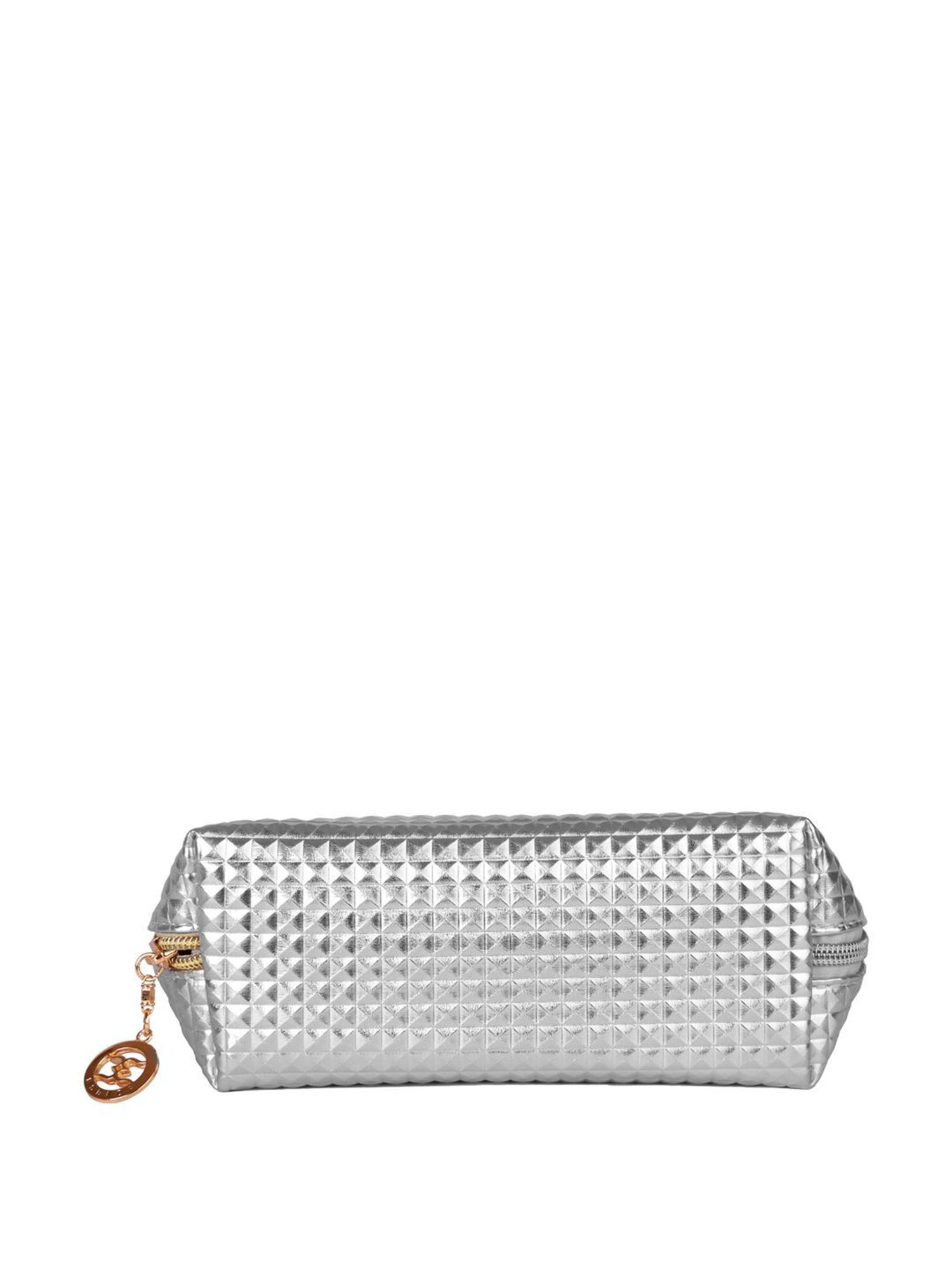 Esbeda Silver Textured Small Pouch Set of 4