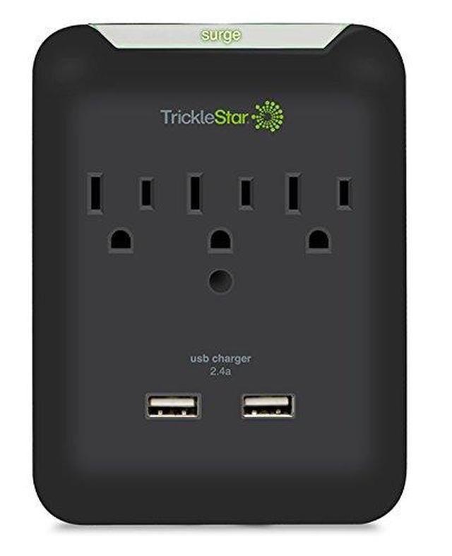 TS1207-3 Outlet Power Tap w/USB Charging Ports