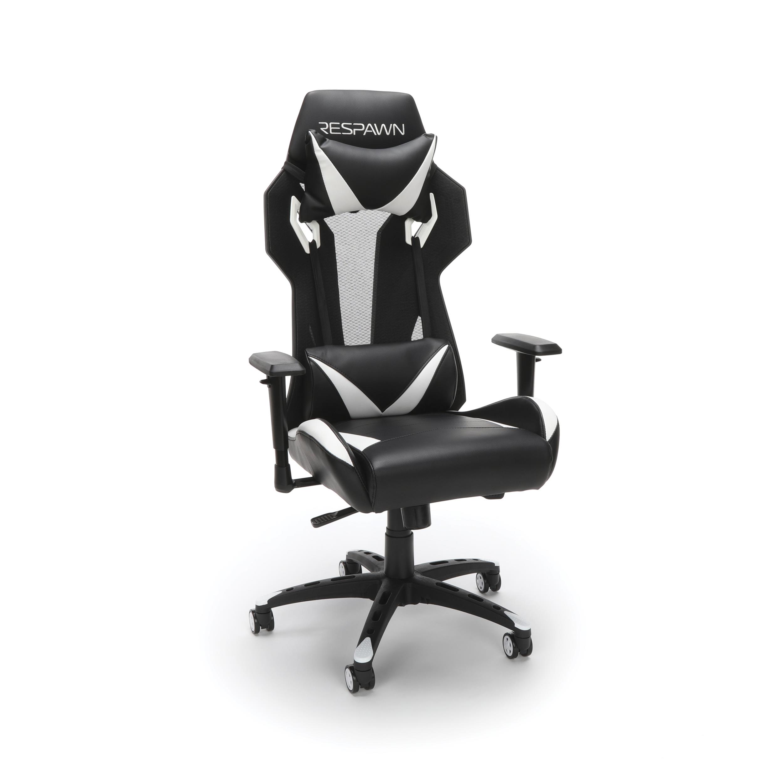 RESPAWN 205 Racing Style Gaming Chair, in White (RSP-205-WHT)