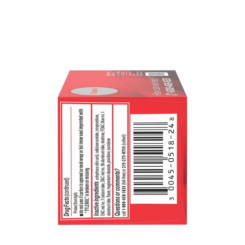 Children's Tylenol Pain + Fever Relief Chewables - Acetaminophen - Grape - 24ct