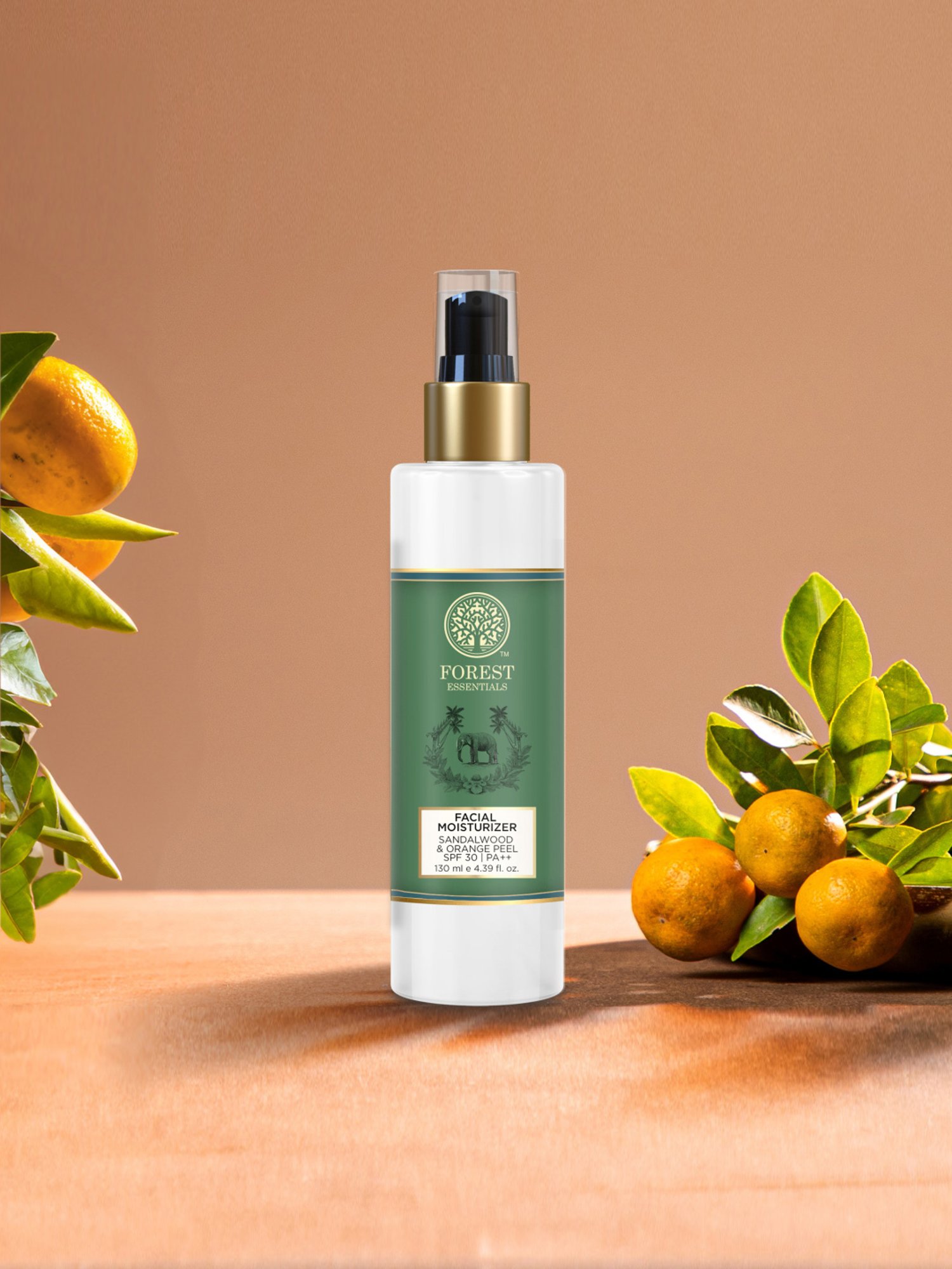 Forest Essentials Facial Moisturizer Sandalwood & Orange Peel with SPF 30 PA++&iquest;- 130 ml