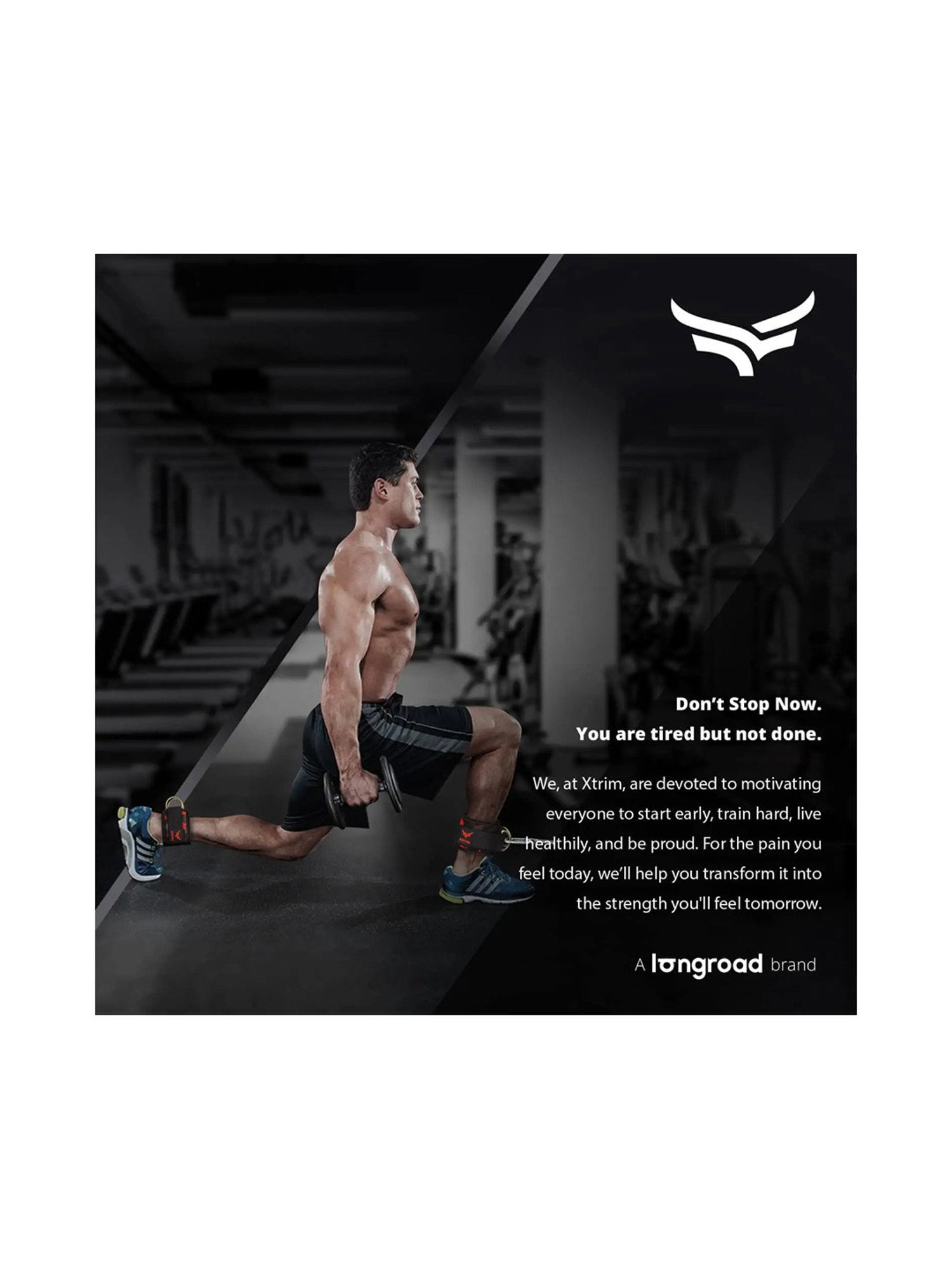 Xtrim Durafit Ankle Strap (Orange)