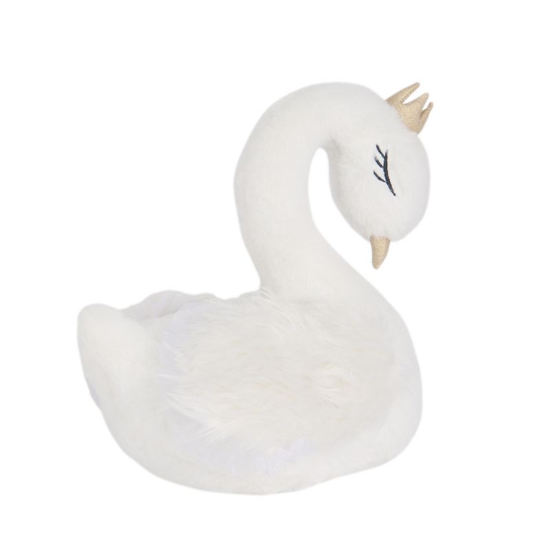 Lambs & Ivy Signature Swan Princess Plush White Stuffed Animal Toy - Princess