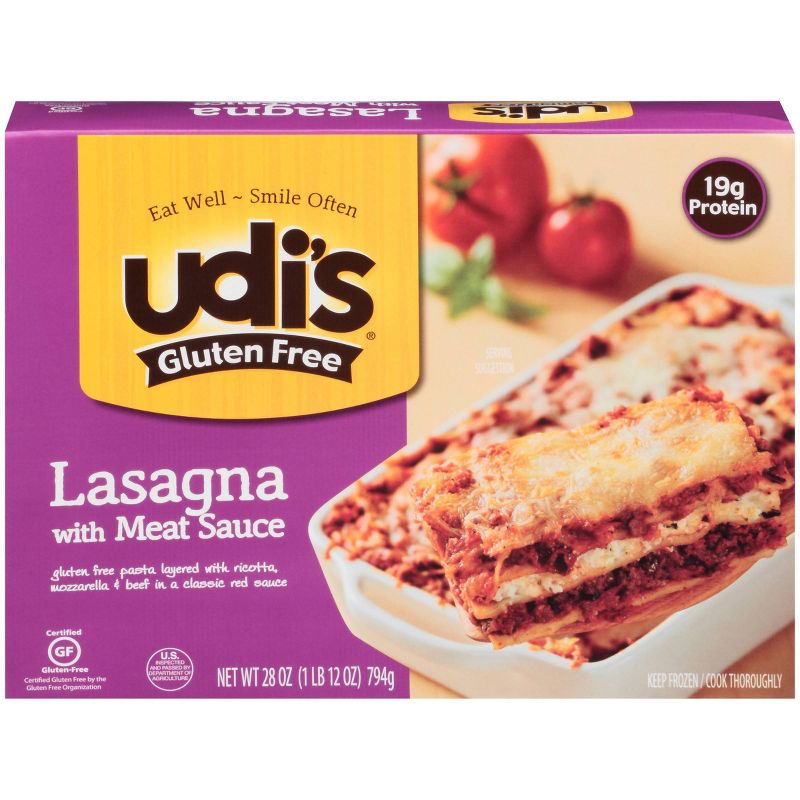Udi's Gluten Free Frozen Lasagna with Meat Sauce - 28oz