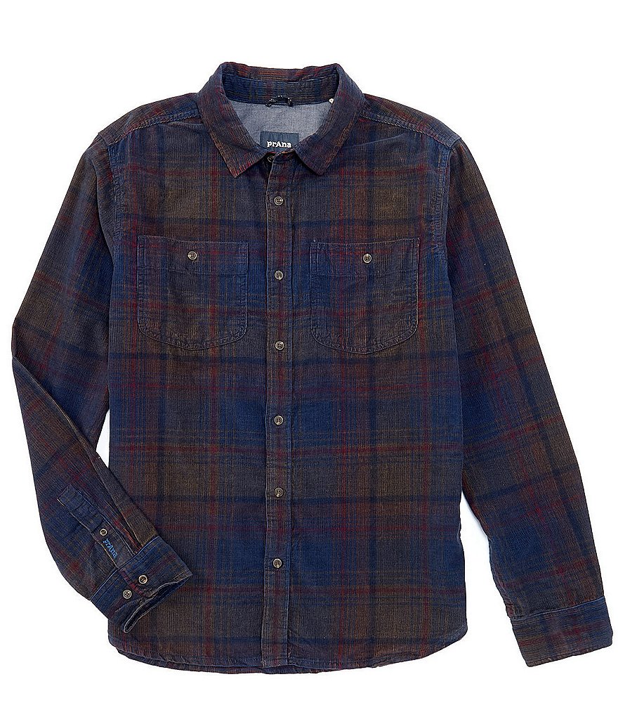 Prana Dooly Plaid Long-Sleeve Corduroy Woven Shirt
