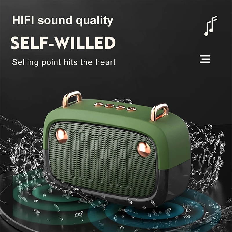 BS32D Wireless Bluetooth Speaker Cartoon Subwoofer Outdoor Card Portable Mini Speaker