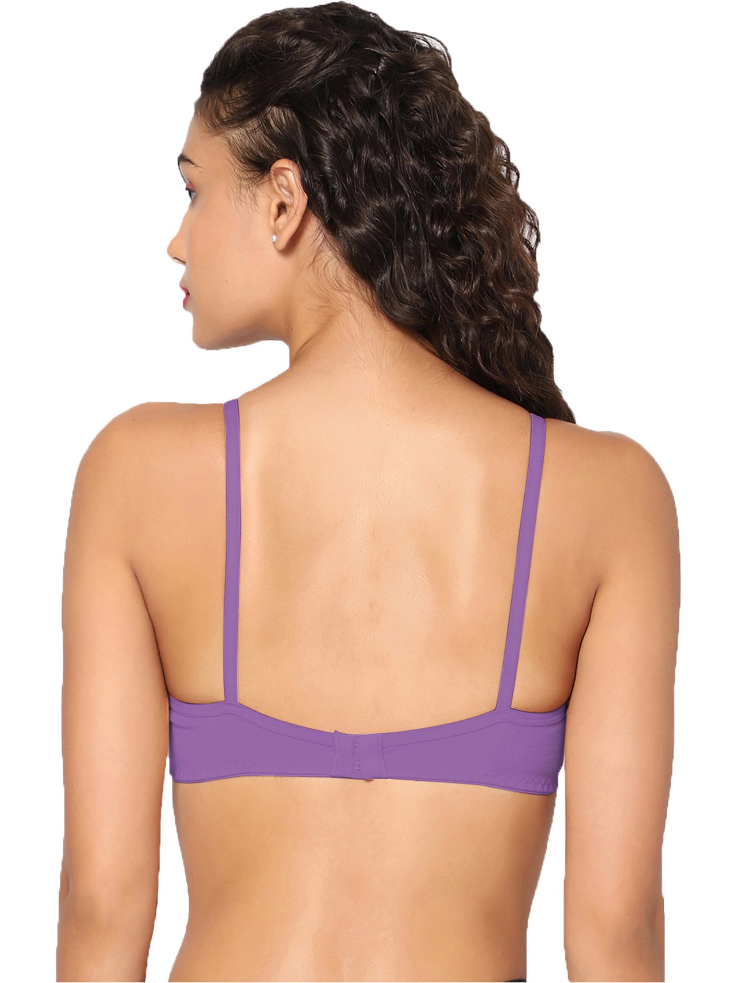 Tweens Peach & Green Non Padded Bra (Pack Of 2)