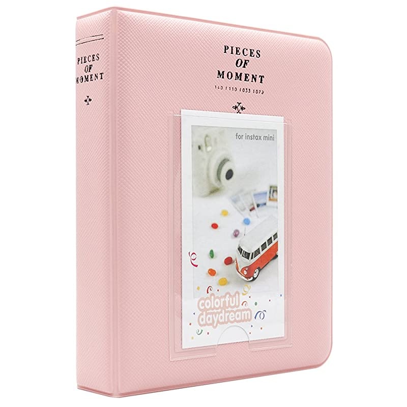 64 Pockets Mini Photo Album for Fujifilm Instax Mini 7s 8 8+ 9 25 26 50s 70 90 Instant Camera Name Card 64 Pockets Pink 2