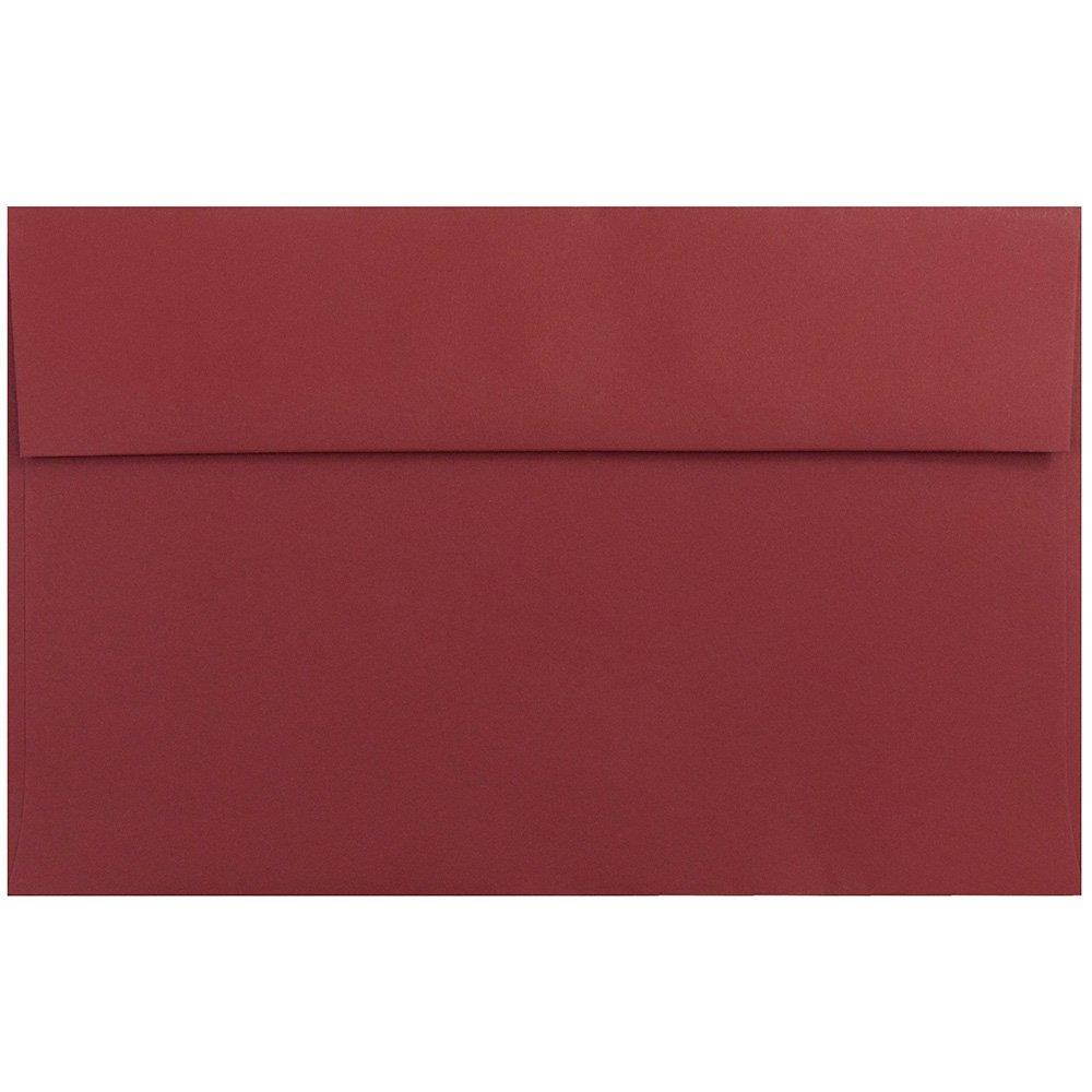 JAM PAPER A10 Premium Invitation Envelopes - 6 x 9 1/2 - Dark Red - 50/Pack