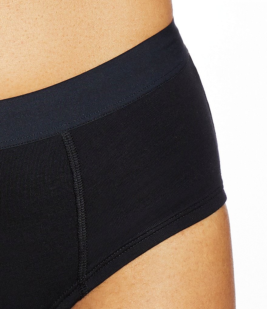Thinx Super Cotton Absorbent Brief Mid Rise Period Panty