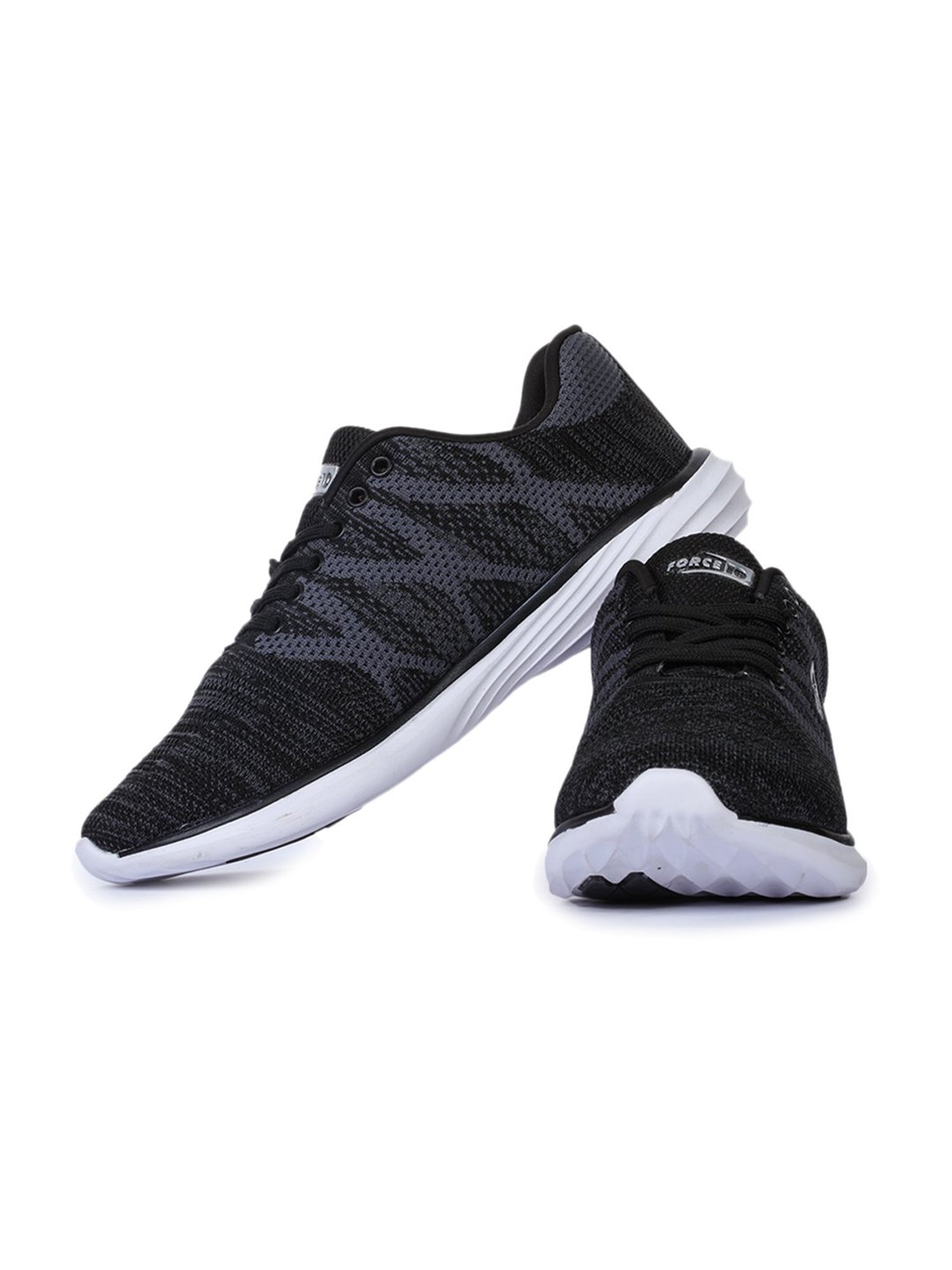Force 10 by Liberty Men's Black Running Shoes