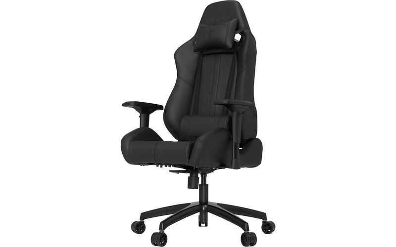 Vertagear Racing Series S-Line SL5000 Gaming Chair Black/Carbon Edition - Steel Frame - HR (High density) resilience foam - PUC premium leather