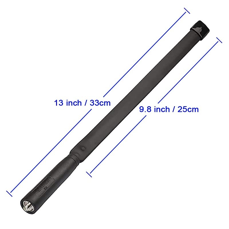 Dual Band VHF UHF 136520MHz 13 inch Foldable CS Tactical SMA Female Ham Radio Antenna for Kenwood Wouxun Baofeng UV5R BFF8HP UV82 BF888S UV5X3 Handheld Ham Two Way Radio Walkie Talkie