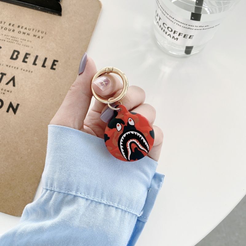 [6 PCS] Silicone Protective Case for AirTags, Tracker Lightweight Soft Protective Skin Cover Accessories with Key Chain Anti-Loss Design Compatible with Apple AirTags 2021