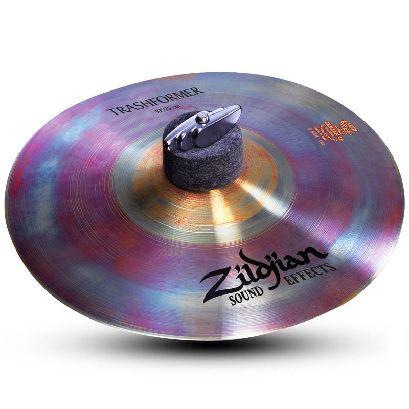 ZILDJIAN ZXT10TRF 10" ZXT TRASHFORMER CYMBAL SHORT SUSTAIN W/ MID PITCH NEW
