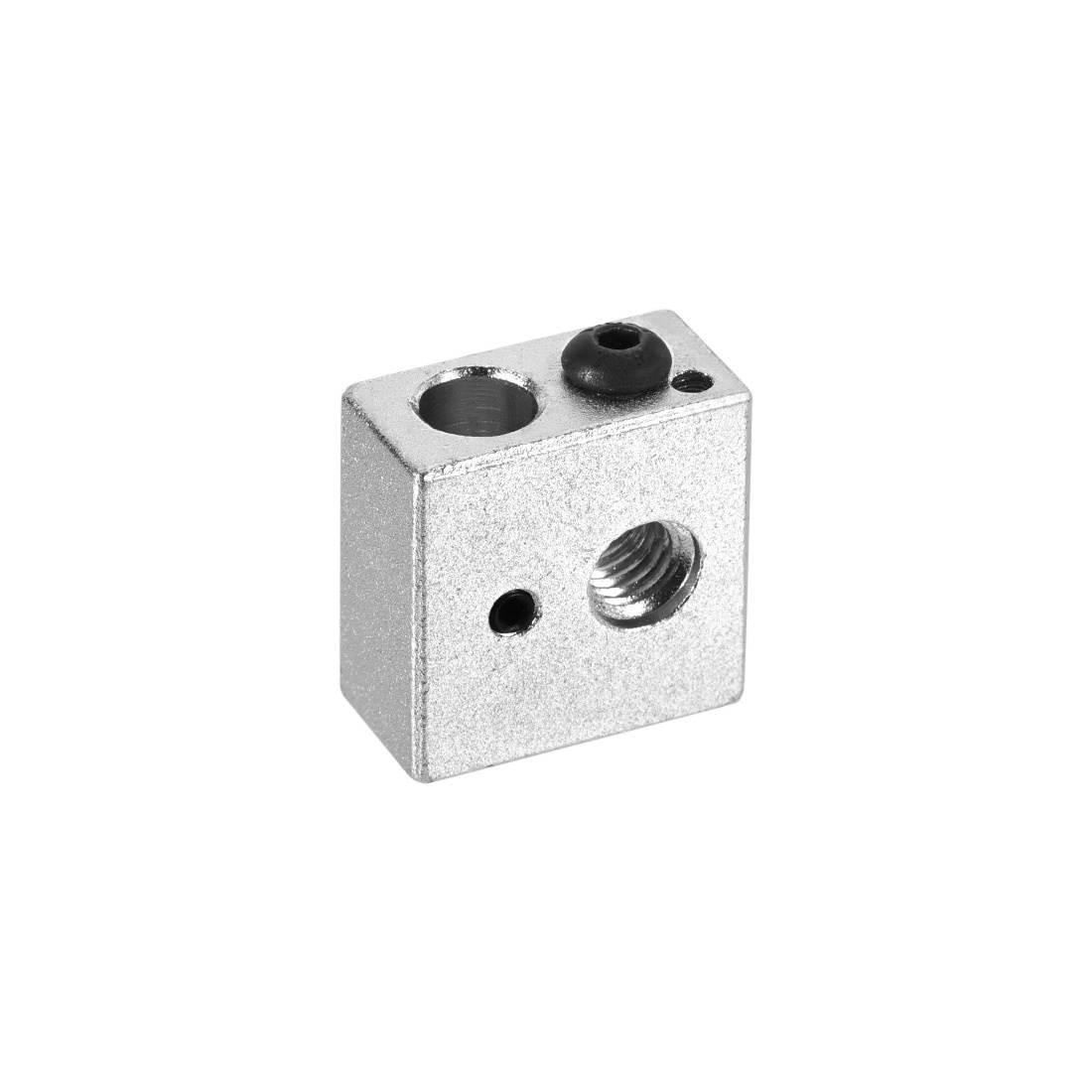 Aluminum Heater Block, Specialized for MK7 MK8 M6 1.75mm Filament 2pcs