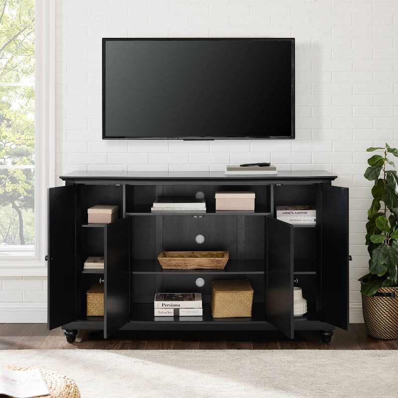 Cambridge Media Stand for TVs up to 65" Black - Crosley