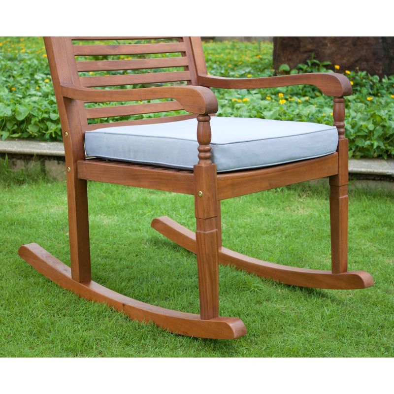 Nantucket Rocking Chair with Gray Cushion - Merry Products