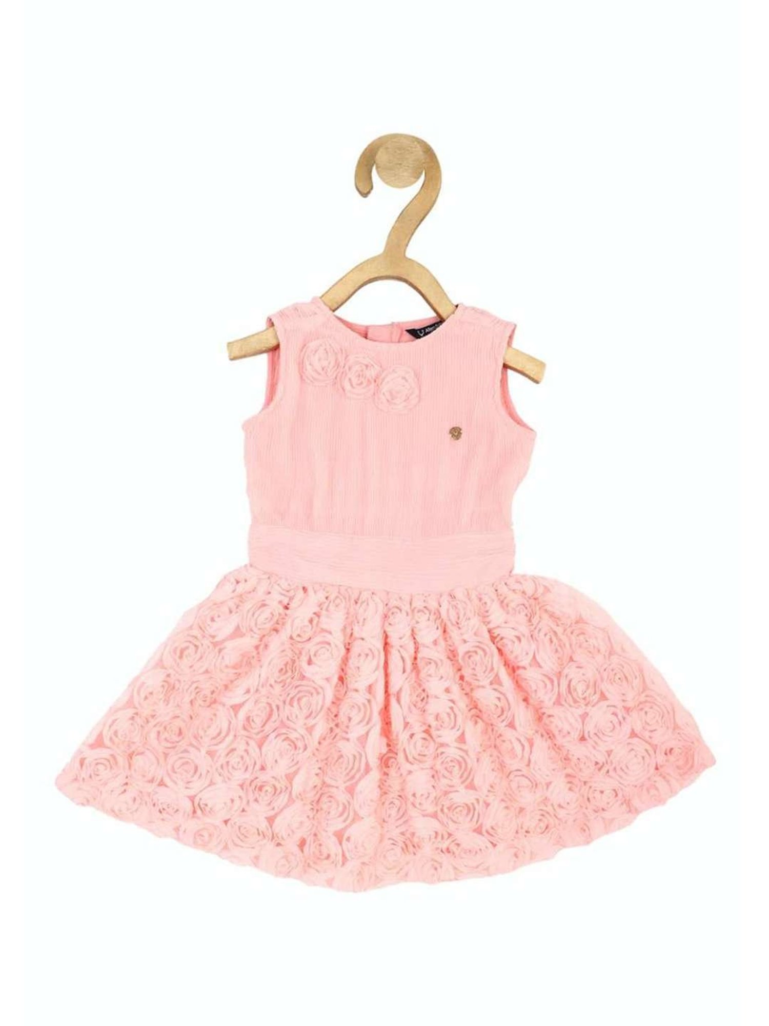 Allen Solly Junior Pink Applique Frock