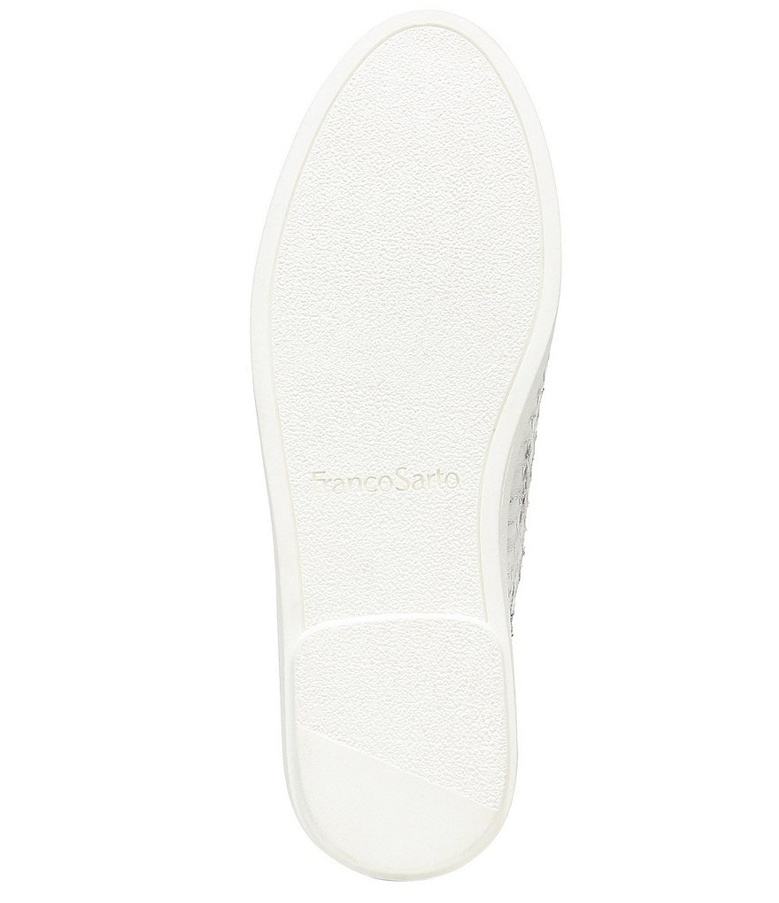 Franco Sarto Iconic2 Snake Print Leather Slip-On Platform Sneakers