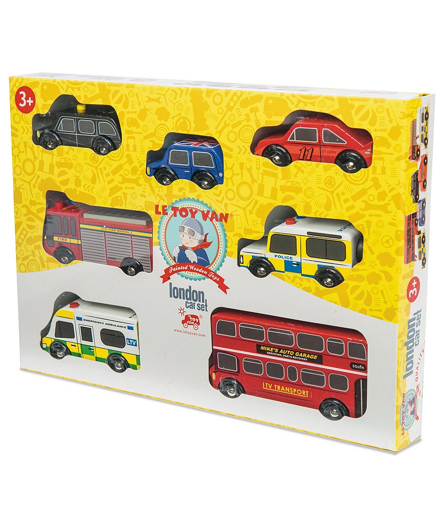 Le Toy Van Trains, Cars & Construction London Car Set