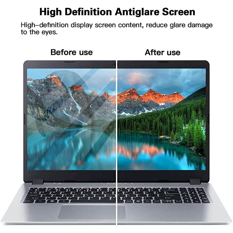 Pack 13.3&rdquo; Laptop Screen Protector -Blue Light Filter, Eye Protection Blue Light Blocking Anti Glare Screen Protector for All 13.3" 16:9 Laptop (!!! Diagonal Length 13.3&rdquo;, Not Include The Bezel)