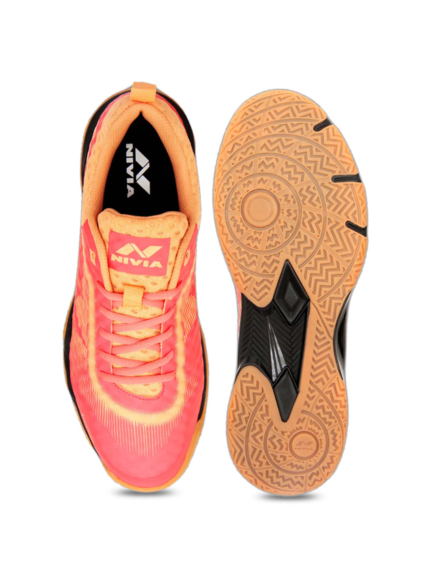 Nivia Men's Powerstrike 2.0 Red Indoor Court Shoes