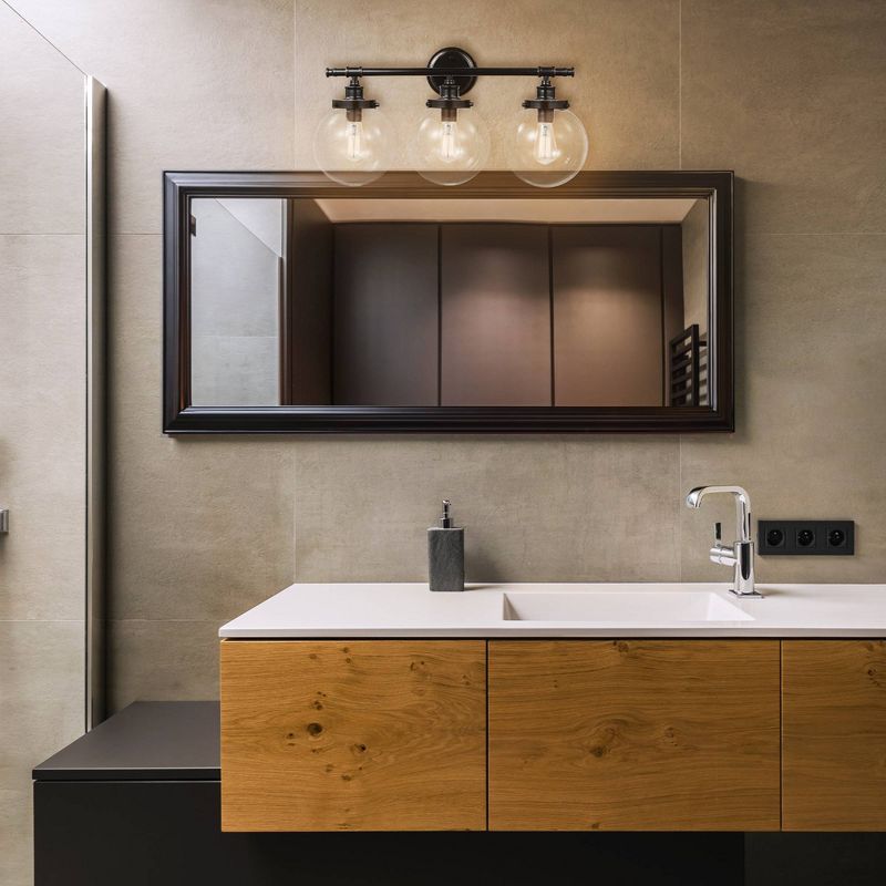 5pc Milan Wall Lights Brown - Globe Electric