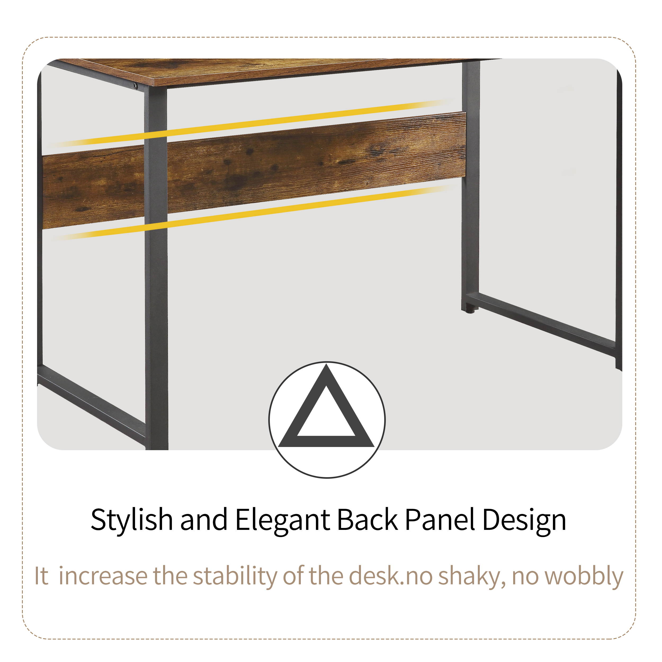 Home Office Computer Desk Morden Simple Style Study Table Gaming Desk with Storage Shelves