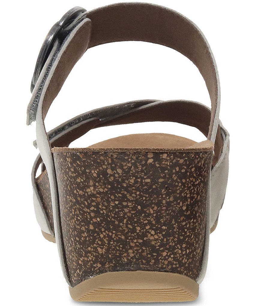 Dansko Susie Leather Slide Wedge Sandals