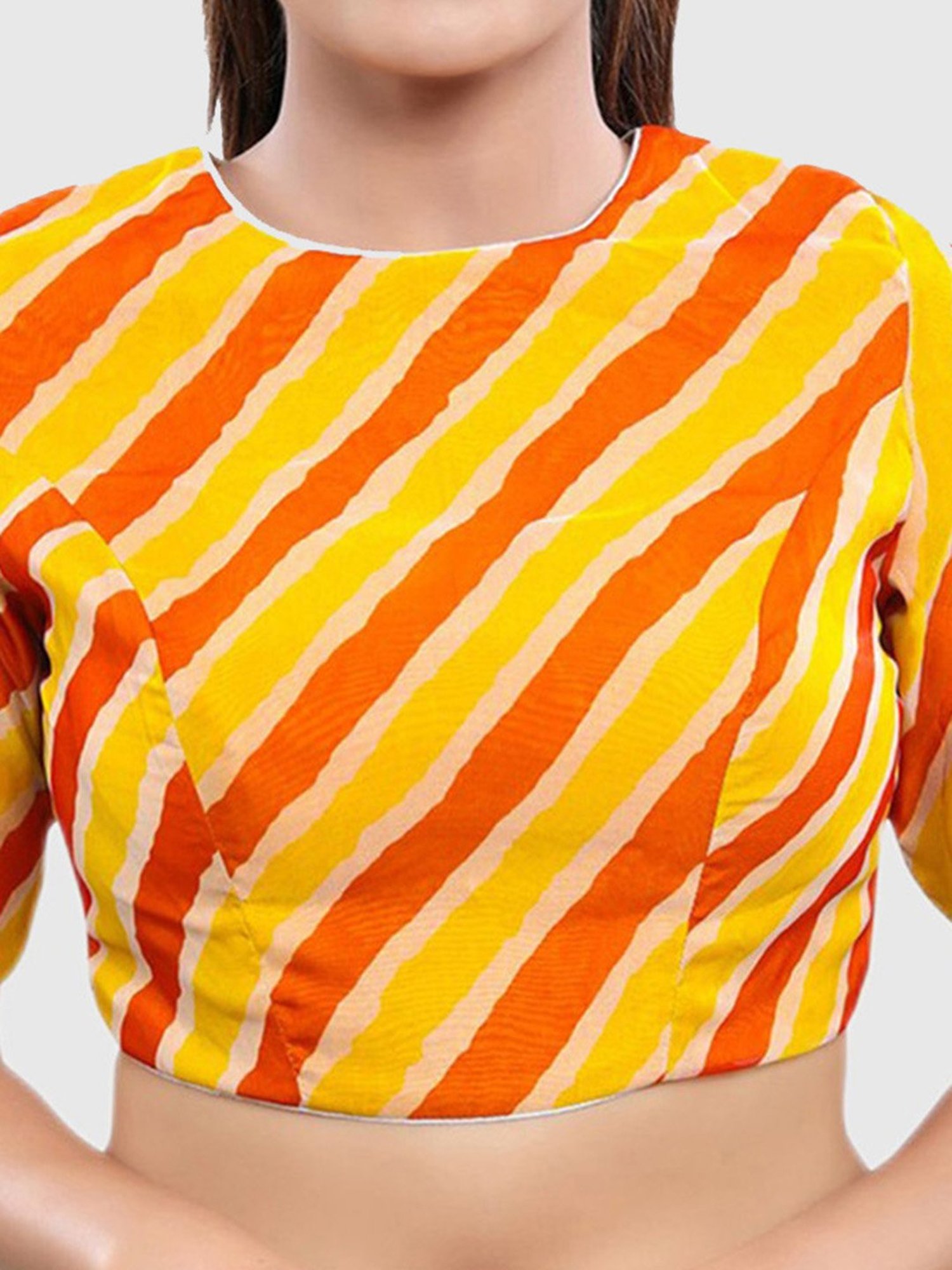 Salwar Studio Red Textured Blouse