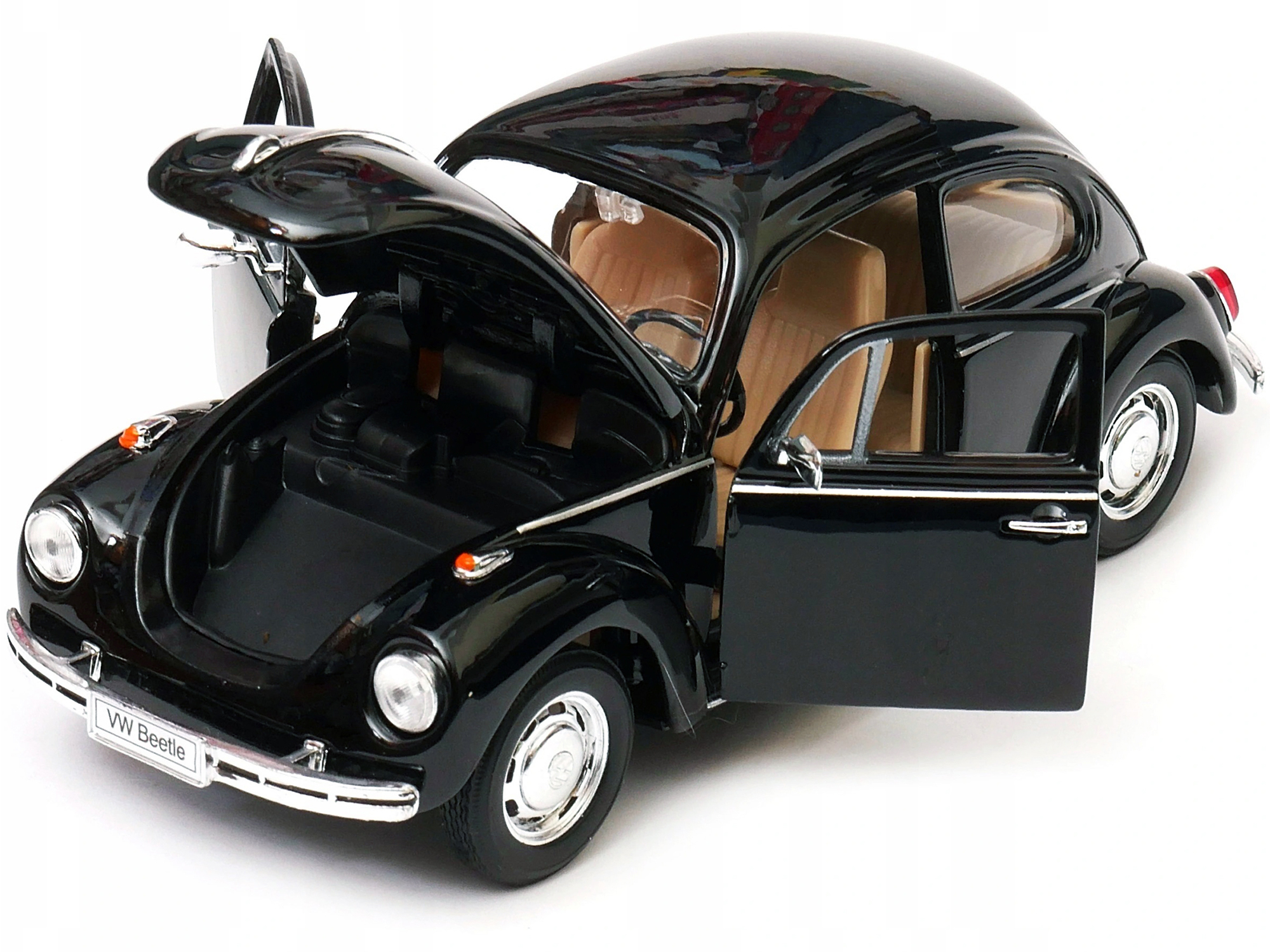 Volkswagen Beetle Black 1/24-1/27 Diecast Model Car by Welly