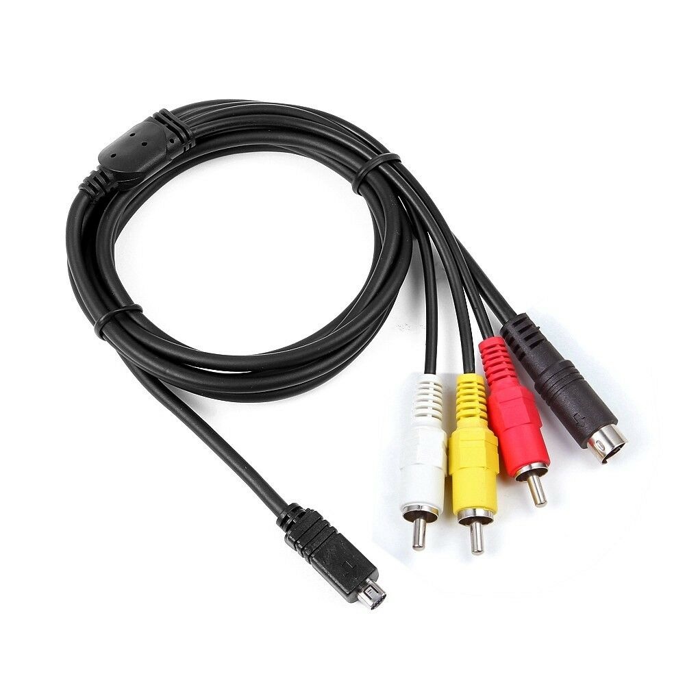 AV Audio Video TV Cable Cord Wire For  Handycam DCR-DVD650 Camcorder Camera