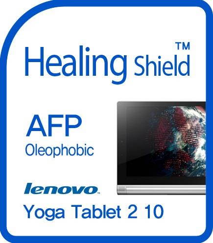 Healingshield Screen Protector Oleophobic AFP Clear Film for Lenovo Tablet Yoga Tablet 2 10 [Front 1pc]