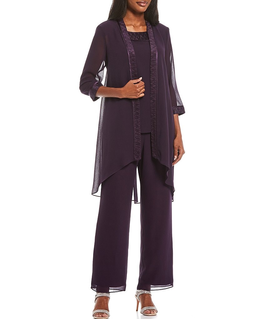 Alex Evenings Stretch Velvet Long Sleeve Ruched Beaded Accent Collar Boat Neck Blouse