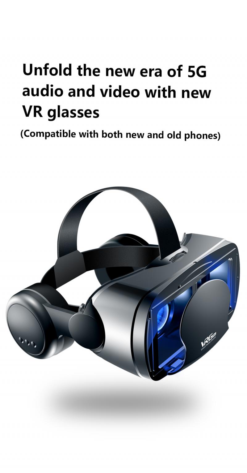 VRG PRO+  VR glasses Virtual Reality 3D Glasses Full Screen Visual Wide-Angle VR Glasses For 5 to 7 inch Smartphones without Blue-ray