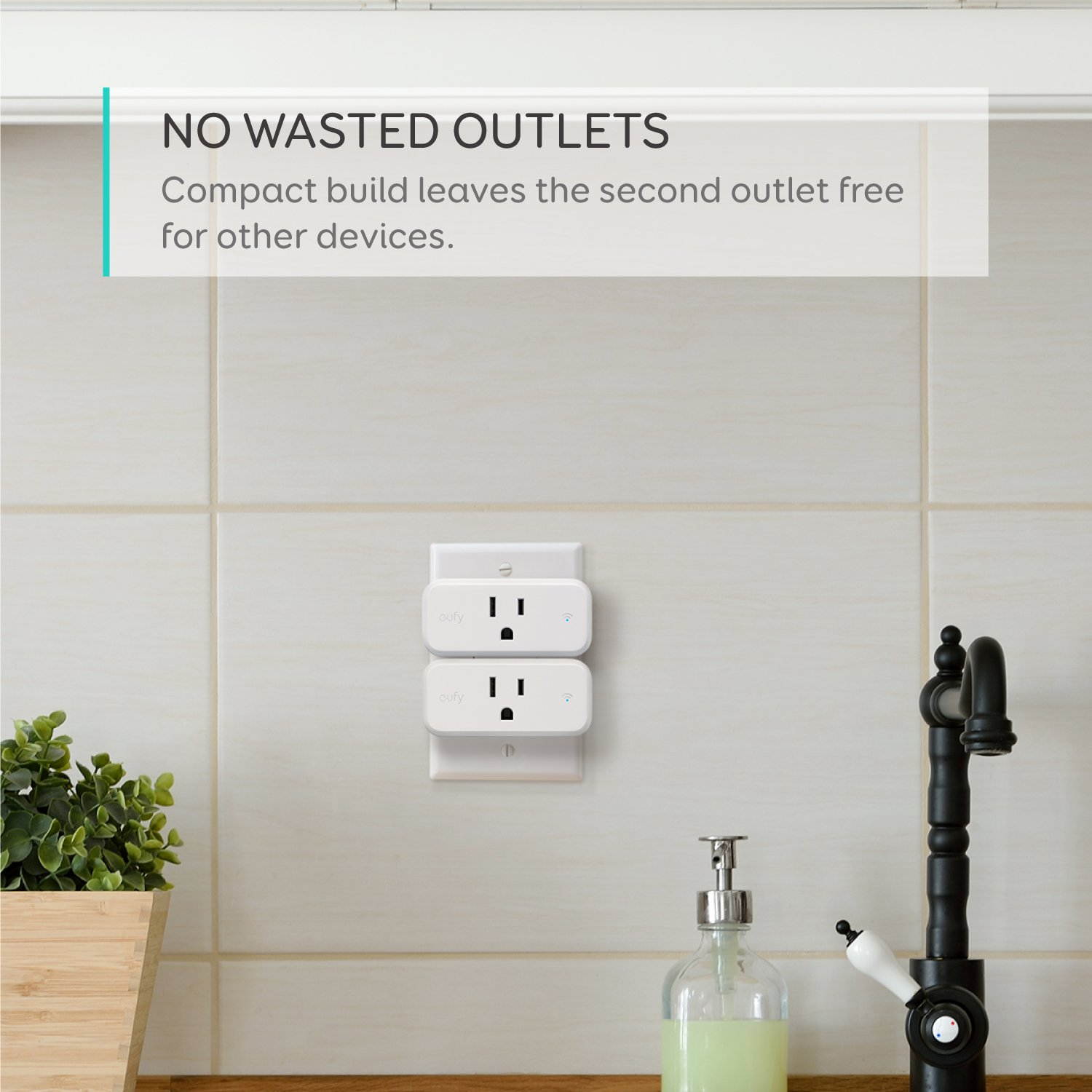 eufy WiFi Smart Plug by Anker, Works With Amazon Alexa and the Google Assistant, White, Set Schedules, Countdown Timer, Control Remotely, Away Mode