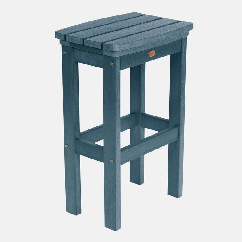 Lehigh Bar Height Patio Stool Nantucket Blue - highwood