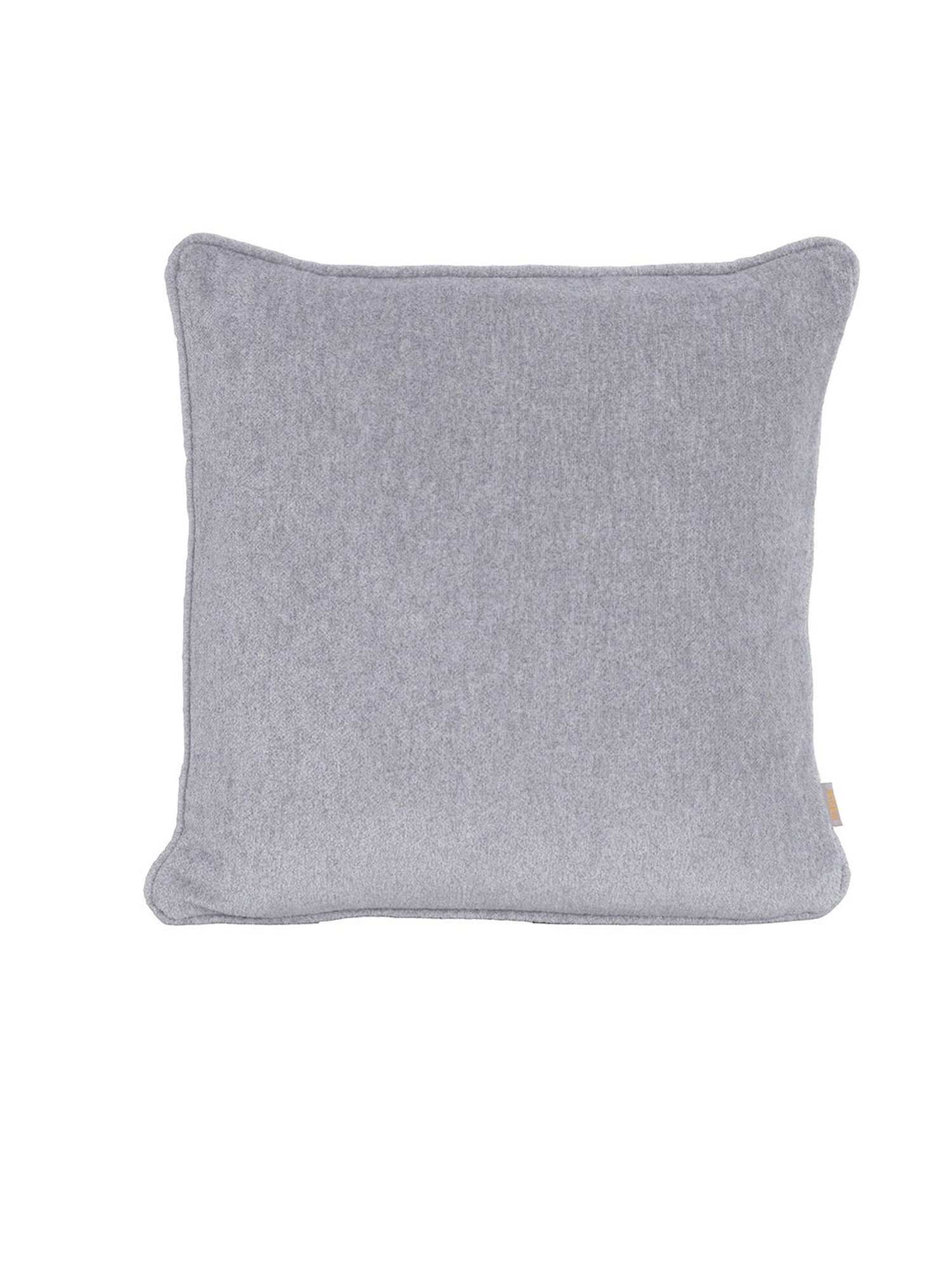 Maspar Colorart Charlotte Solid Grey 110 TC Cotton Blend Cushion Cover