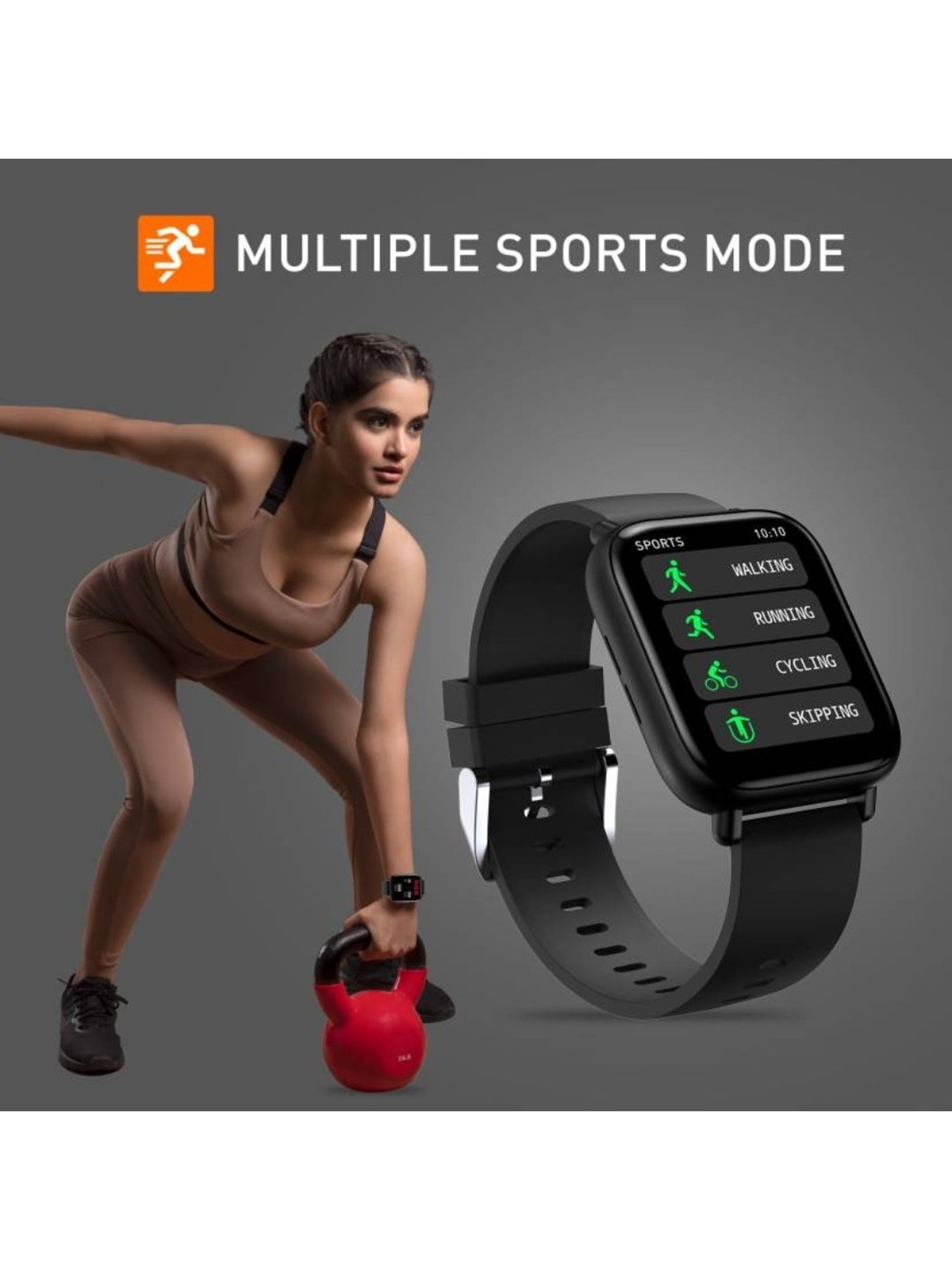 Gionee Stylfyt Ai Bluetooth Calling Metallic Frame Smartwatch (Matte Black Strap)